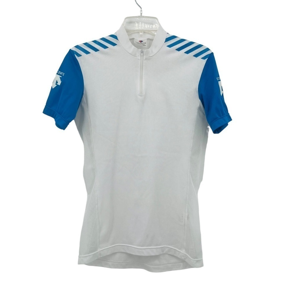 DESCENTE Cycling Jersey 1/4 Zip Short Sleeve Men’s Size M